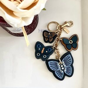Coach Butterfly Cluster Bag Charm